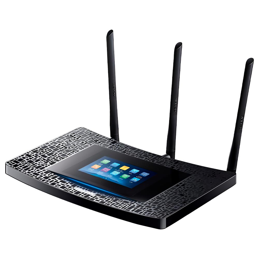 Roteador Tp-Link P5 Touch AC1900 Dual Band Gigabit / 2.4GHz / 5GHz - Preto