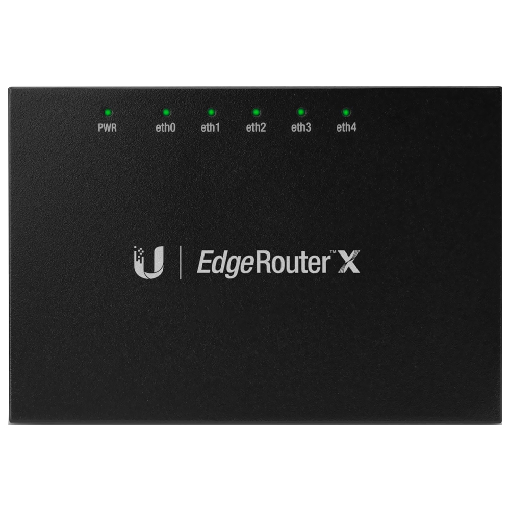 Roteador UBNT ER-X-BR EdgeRouter X / 5 RJ45 - Preto