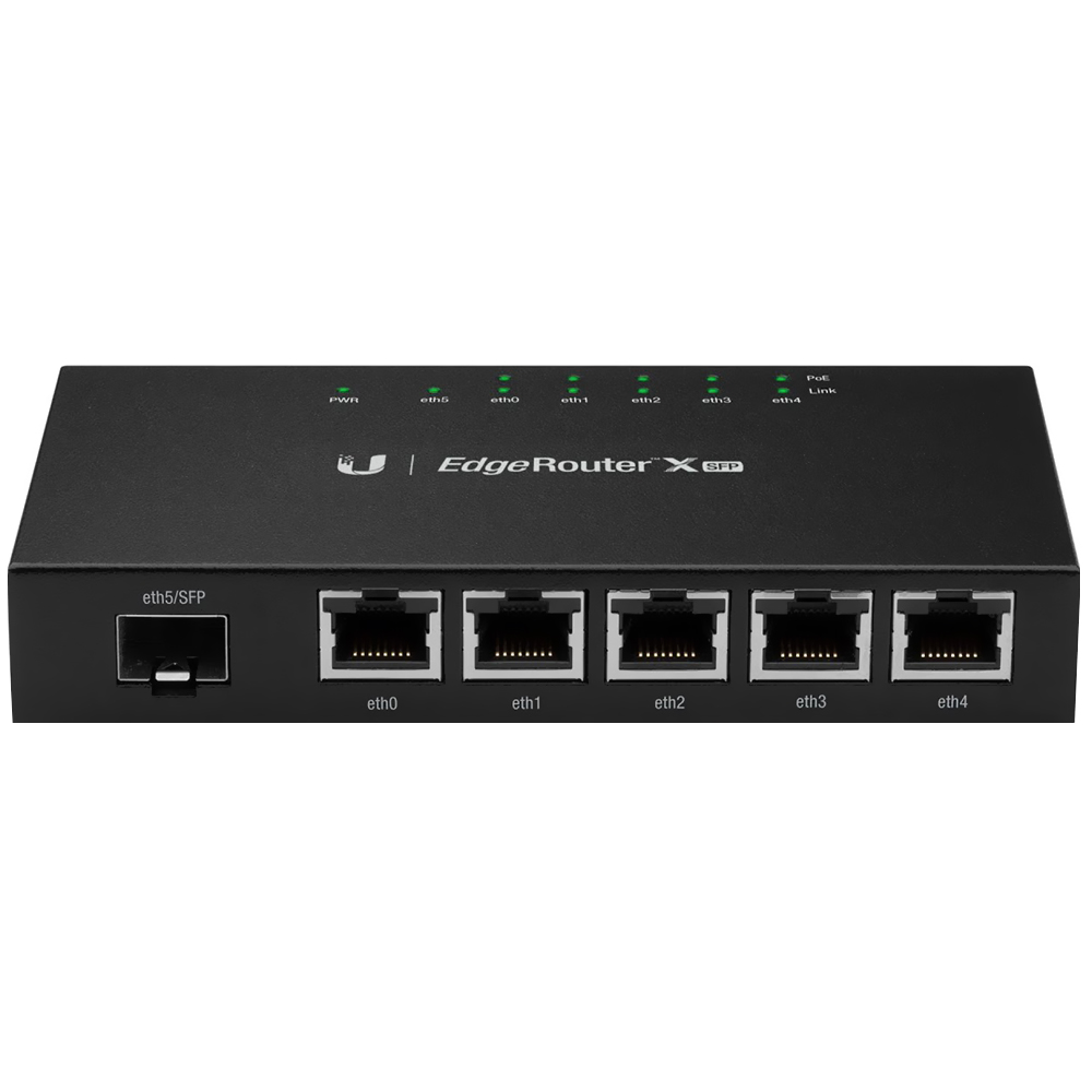 Roteador UBNT ER-X-SFP BR EdgeRouter 4 Portas RJ-45 / 1 SFP
