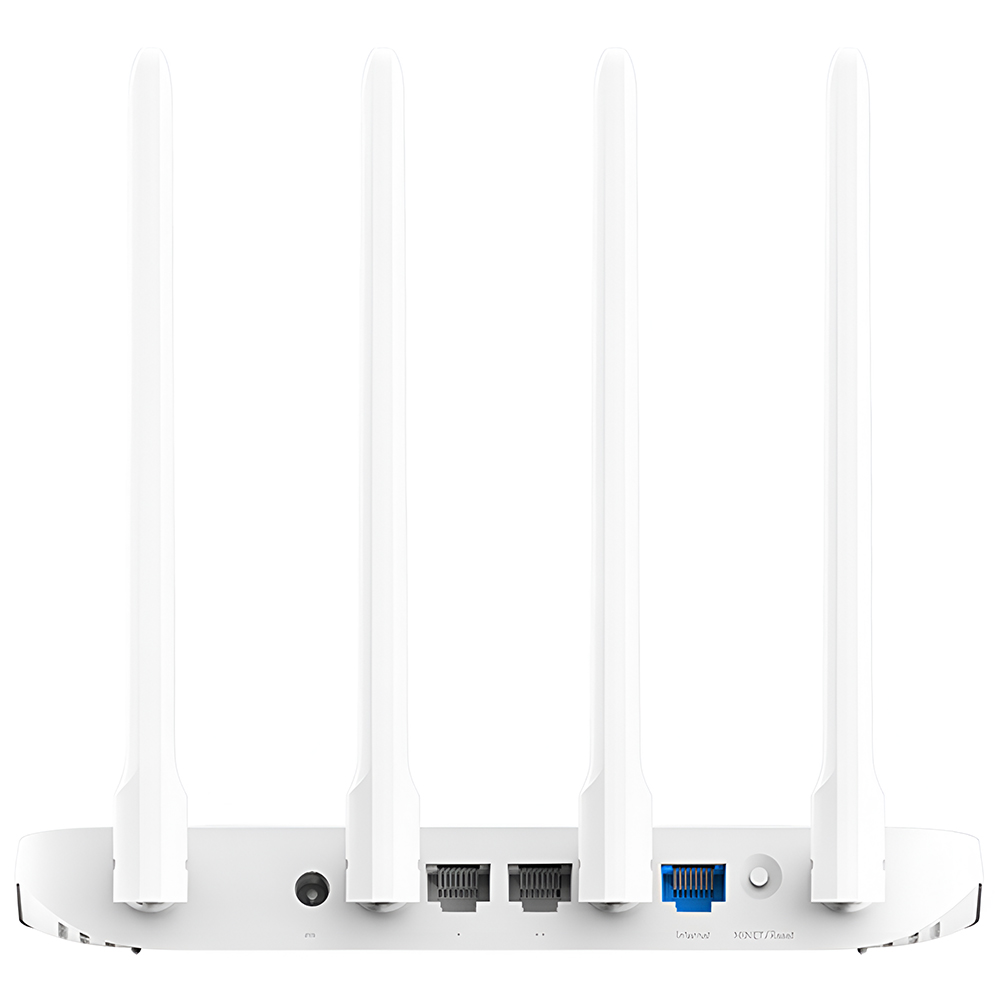 Roteador Xiaomi R4A DVB4224GL Giga AC1200 4 Antenas / 2.4GHz / 5.1GHz / 10/100/1000Mbps - Branco