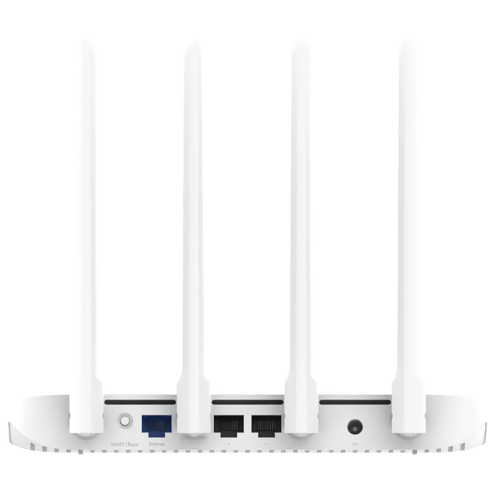 Roteador Xiaomi R4AC DVB4230GL Dual Band / 2.4GHz / 5GHz/ 2LAN / 1WAN / 1200Mbps / 4 Antenas - Branco