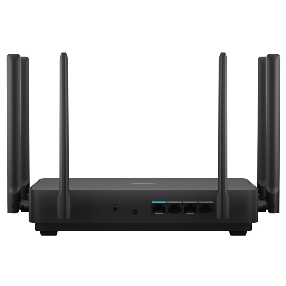 Roteador Xiaomi RB01 DVB4314GL AX3200 Wi-Fi 6 / 6 Antenas / 2.4GHz / 5GHz / 10/100/1000Mbps - Preto