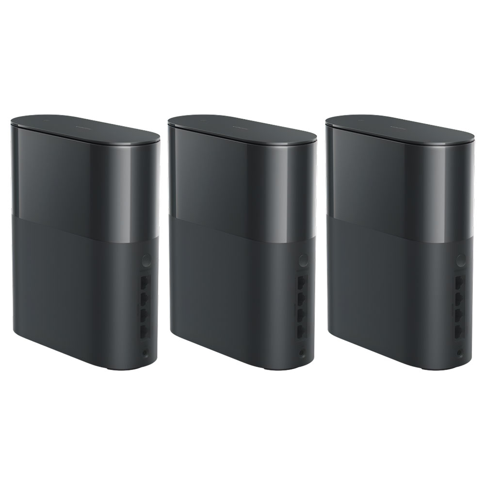 Roteador Xiaomi RN09 Pro DVB4477US Whole Home Mesh BE3600 Dual Band / 2.4 GHz / 5 GHz / Wi-Fi 7 / NFC - Cinza (Kit com 3)