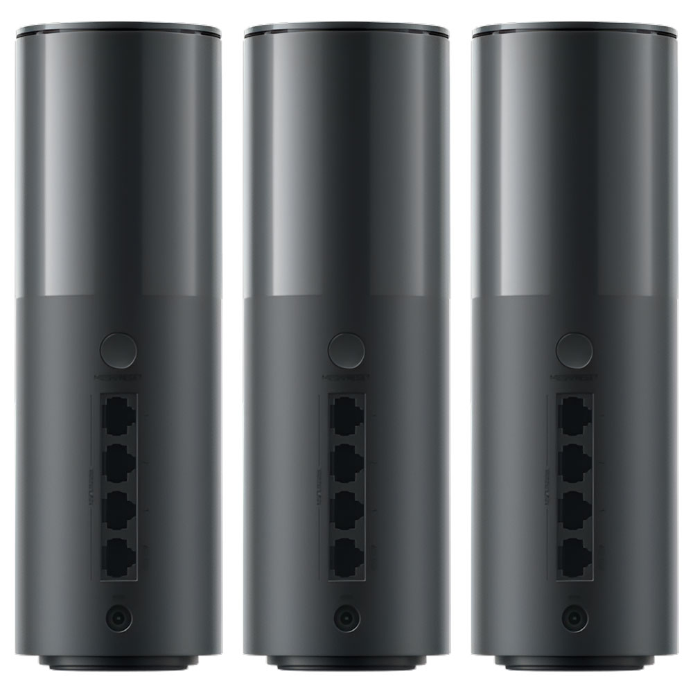 Roteador Xiaomi RN09 Pro DVB4477US Whole Home Mesh BE3600 Dual Band / 2.4 GHz / 5 GHz / Wi-Fi 7 / NFC - Cinza (Kit com 3)