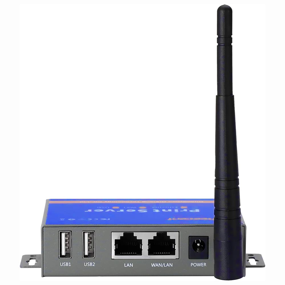 Servidor de impressão Cheecent CR202 2 USB / LAN RJ-45 / WAN / LAN / Wi-Fi