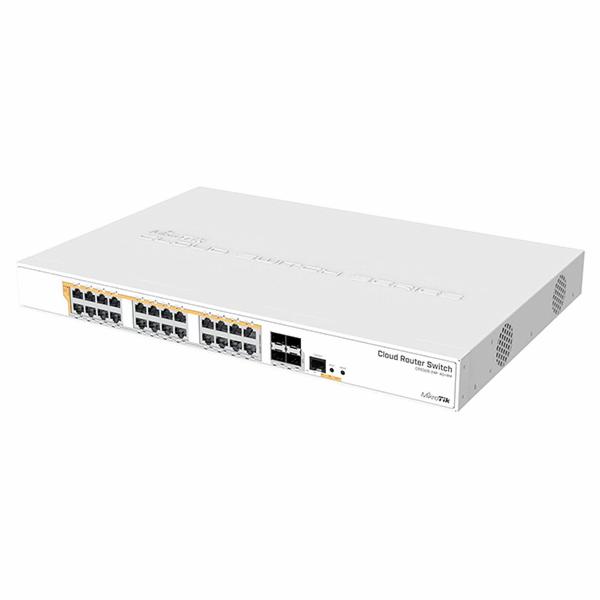 Switch Mikrotik CRS328-24P-4S+RM L5 - Branco