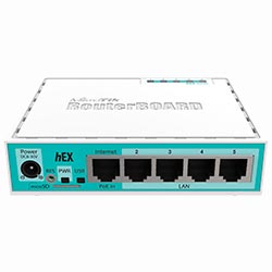 Switch Mikrotik RB 750GR3 HEX L4- Branco