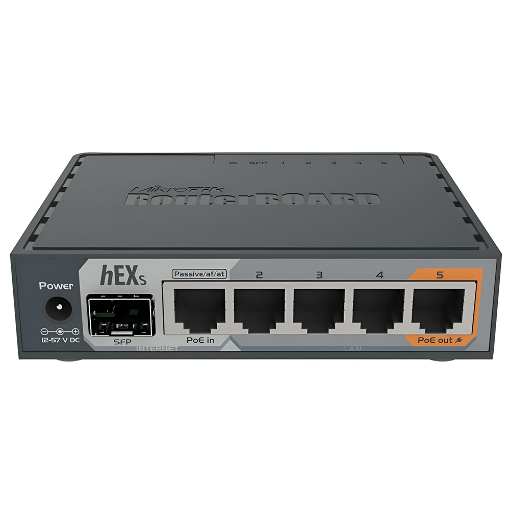 Switch Mikrotik RB 760IGS HEX S L4 - Preto