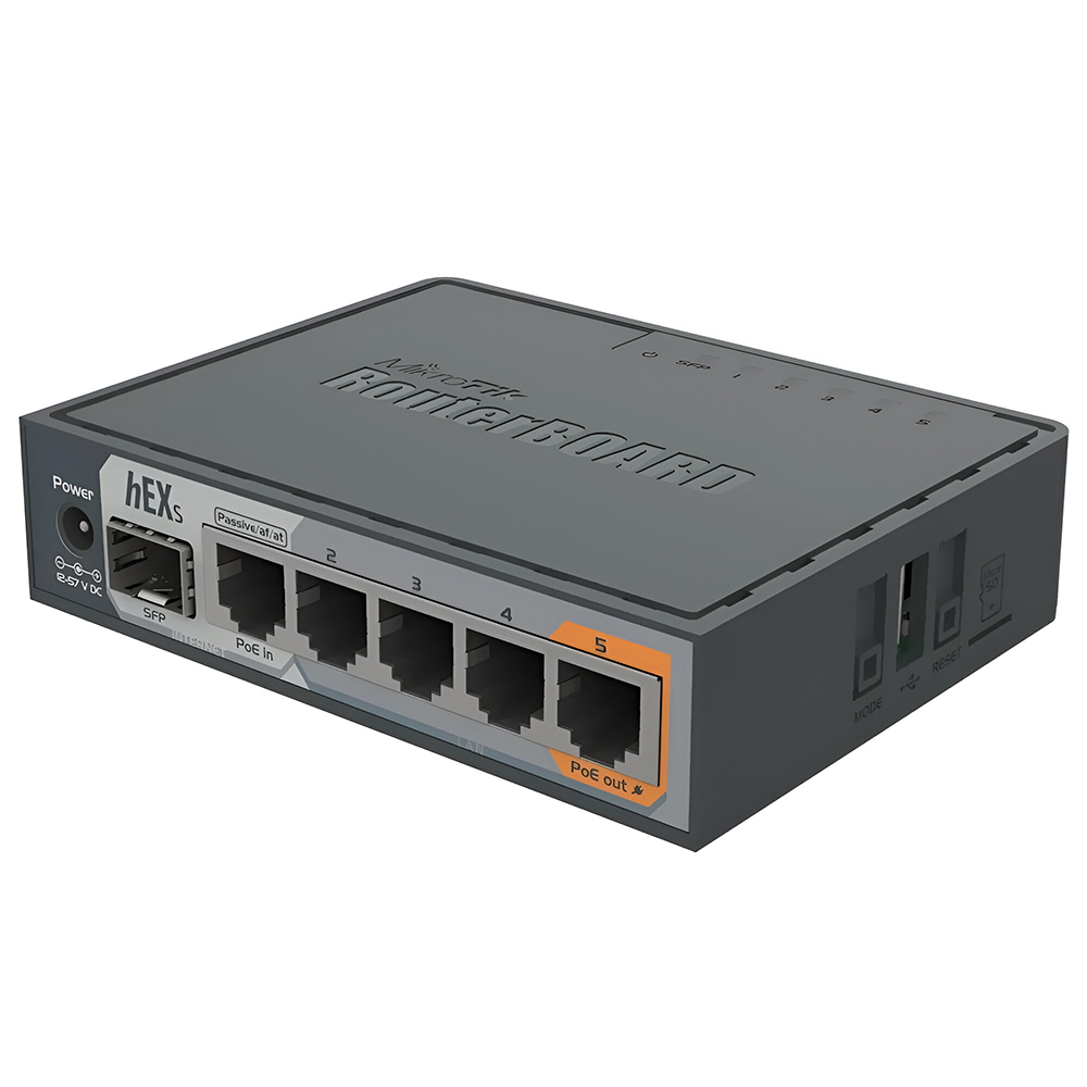 Switch Mikrotik RB 760IGS HEX S L4 - Preto