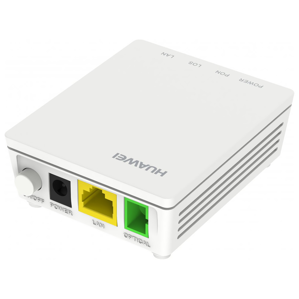 Terminal de Rede Óptica Huawei GPON ONU EG8010H Bridge 1GE / UPC / Anatel