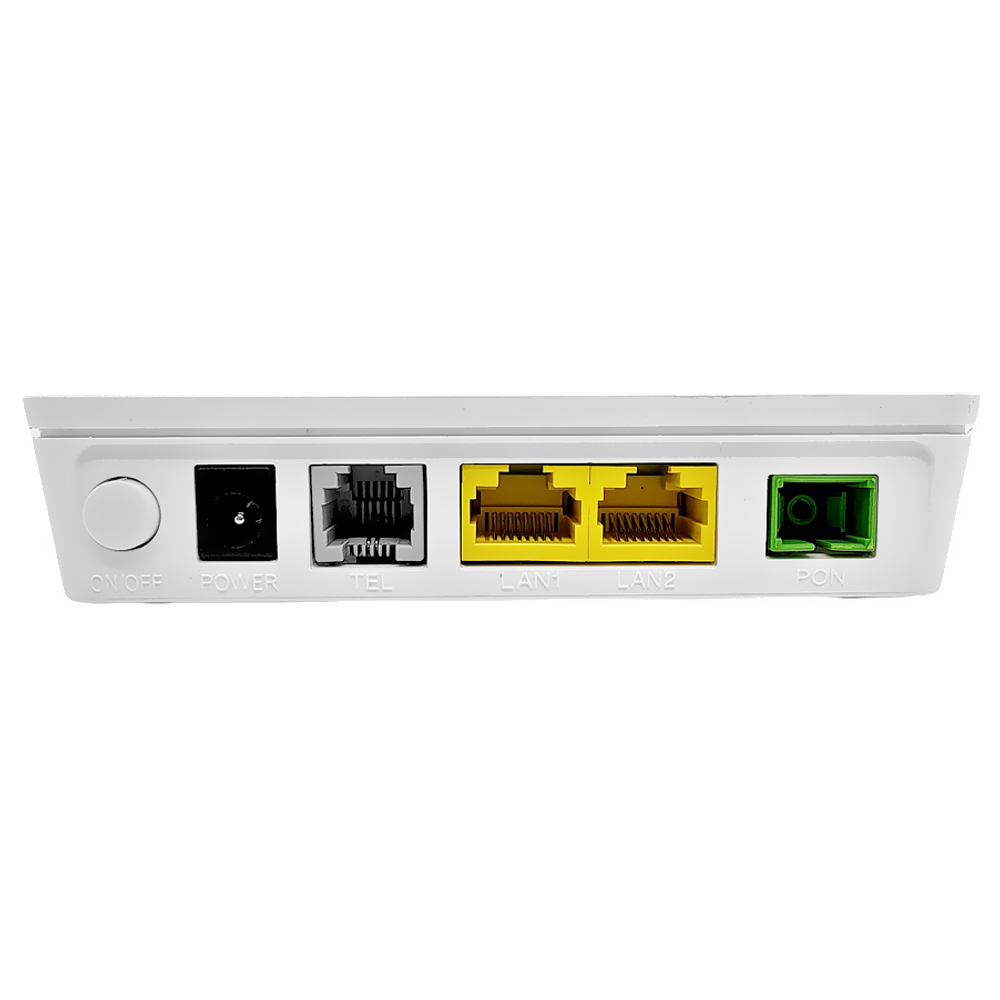 Terminal de Rede Óptica Huawei GPON ONU EG8120L Bridge 1 Pot / 1 WAN / 2 LAN / 1GE+1FE UPC