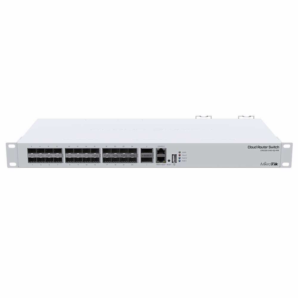 WIR. MIKROTIK ROUTERBOARD CLOUD SWITCH CRS326-24S+2Q+RM L5