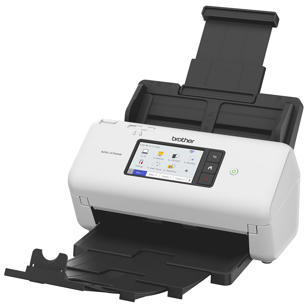 Scanner Brother ADS-4700W USB / Bivolt - Cinza