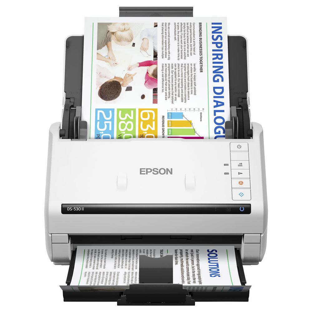 Scanner Epson Workforce DS-530 II Duplex Color / Bivolt - Branco