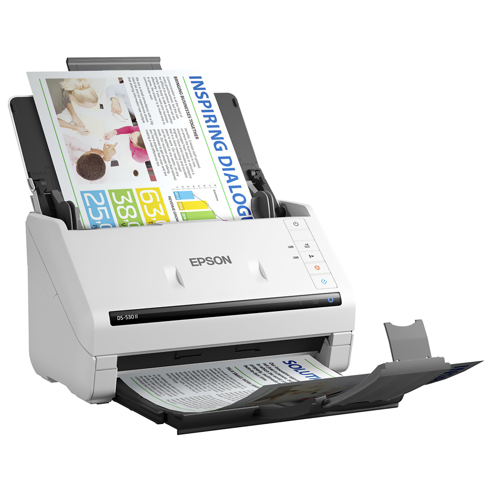 Scanner Epson Workforce DS-530 II Duplex Color / Bivolt - Branco