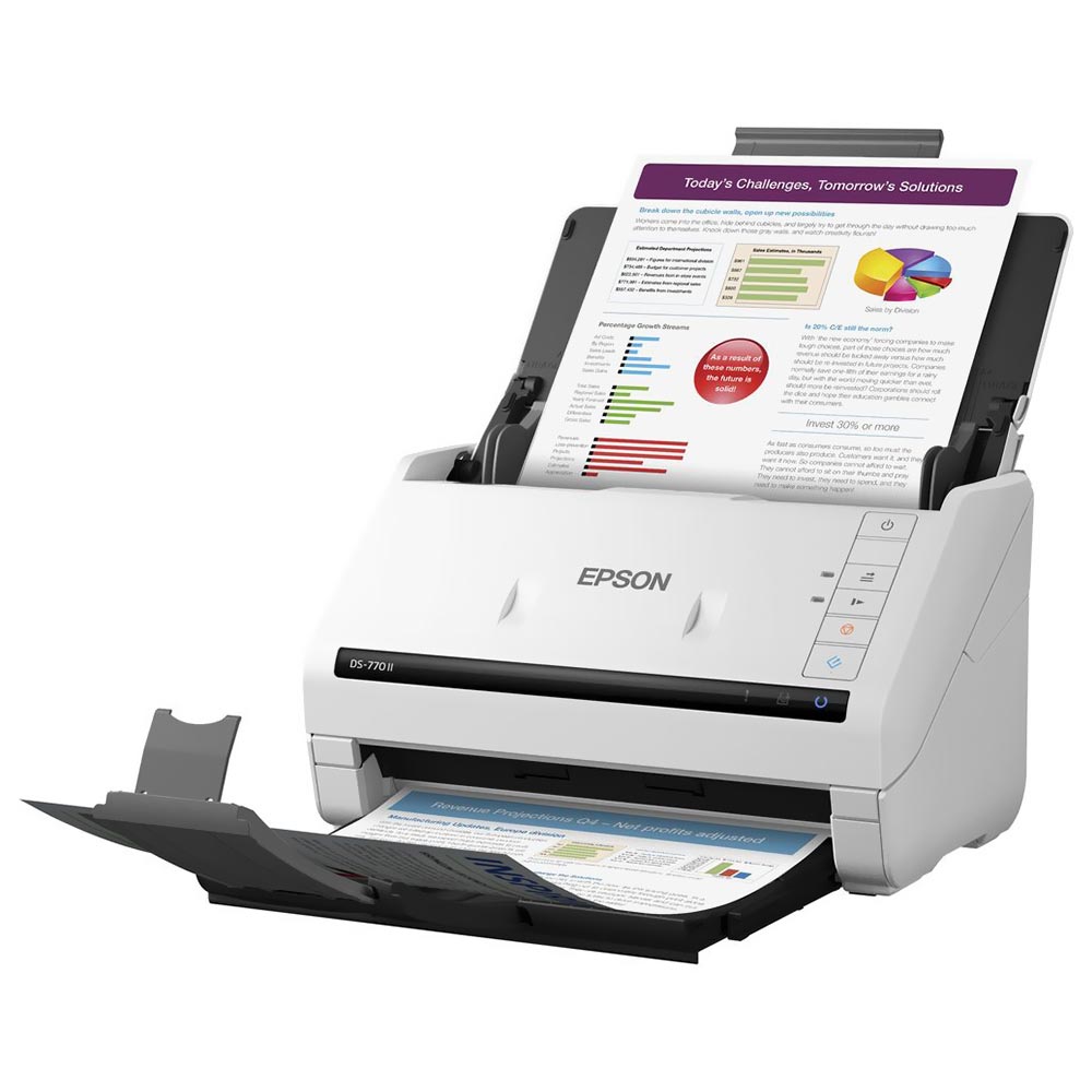 Scanner Epson Workforce DS-770 II Duplex Color / Bivolt - Branco