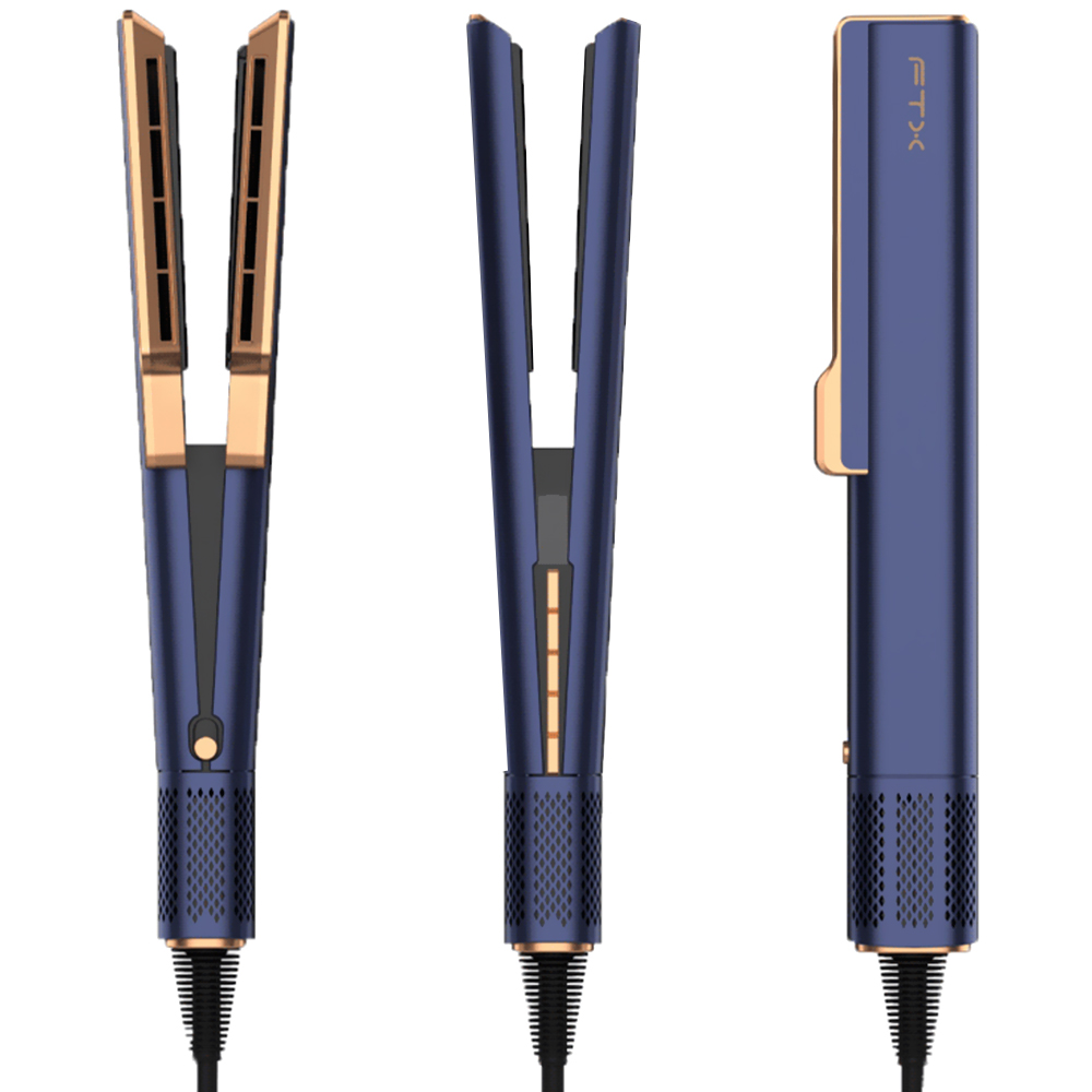 Chapinha para Cabelo FTX HS2-162 Air Straight / 220V - Azul