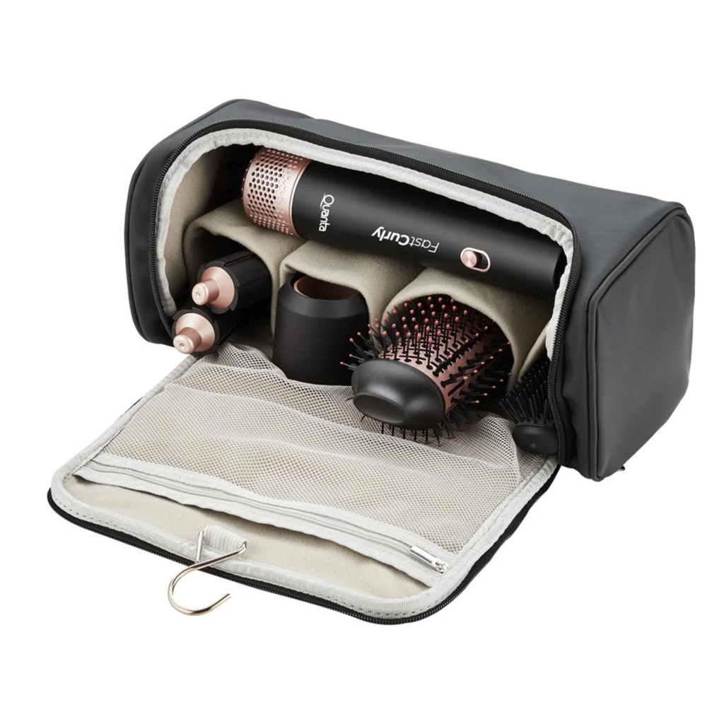 Escova Secadora Quanta QTKCS9000 Kit / 110V - Preto (5 em 1)