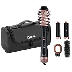 Escova Secadora Quanta QTKCS9000 Kit / 220V - Preto (5 em 1)