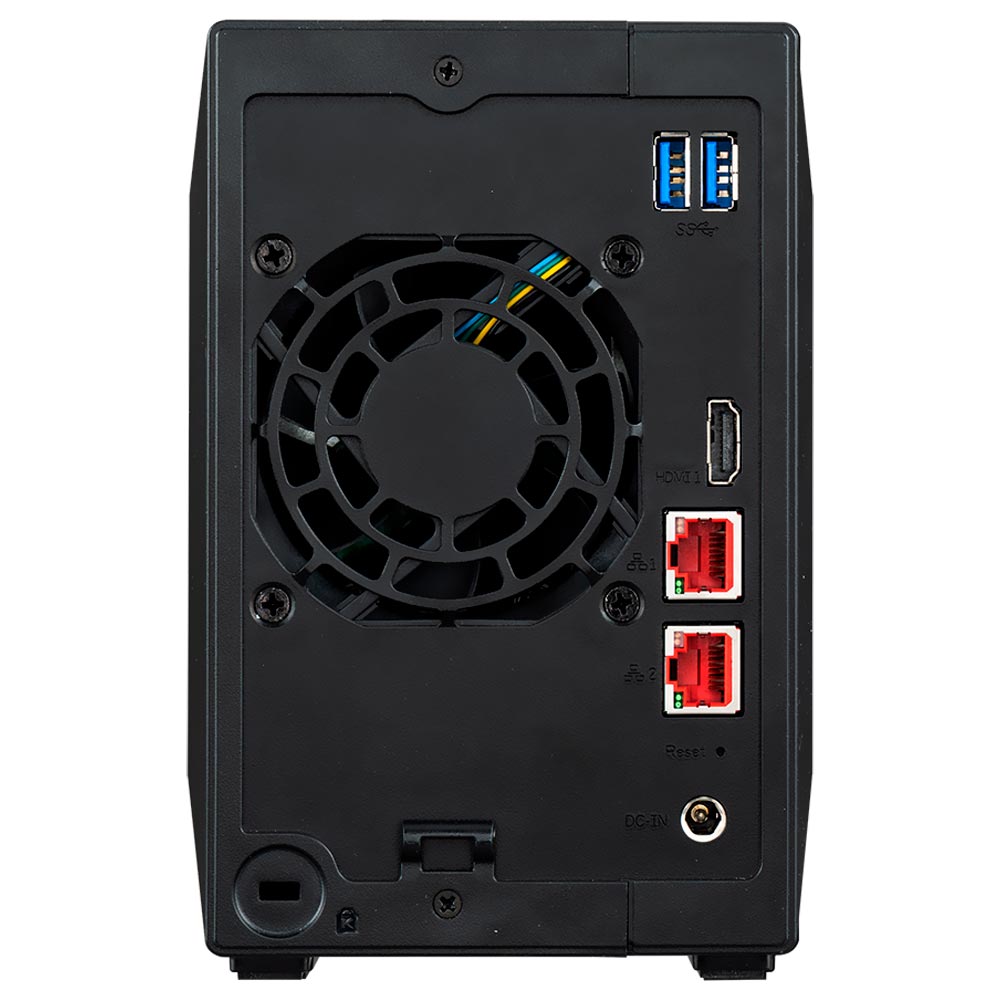 Servidor Nas Storage Asustor AS5402T Intel Celeron de 2.0GHz / 4GB de RAM / 2 Baias / USB 3.2 / LAN - Preto