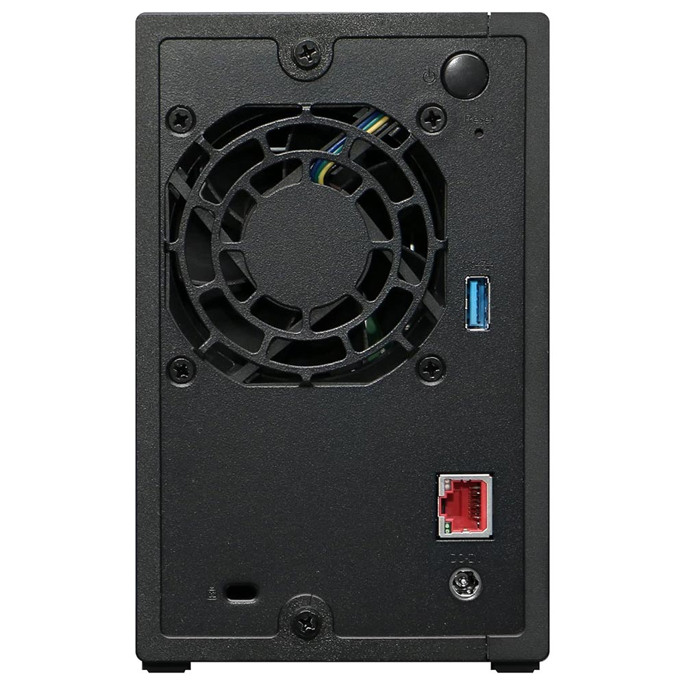 Servidor Nas Storage Asustor Drivestor 2 Realtek AS1102T de 1.4GHz / 1GB de RAM / 2 Baias / USB / LAN - Preto