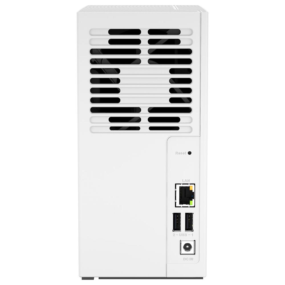 Servidor Nas Storage QNAP TS-233 ARM Cortex-A55 de 2.0GHz / 2GB de RAM / 2 Baias / USB / LAN - Branco