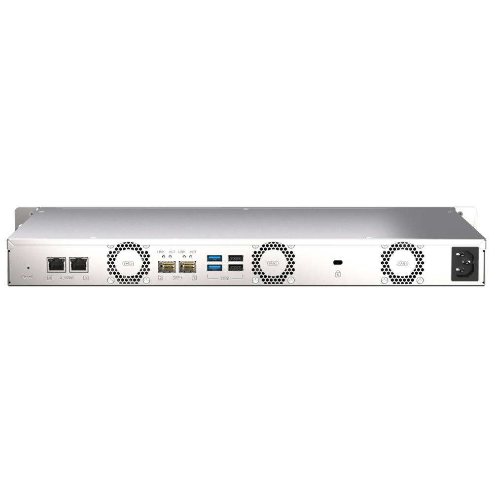 Servidor Nas Storage QNAPTS-435XEU Marvell OCTEON TX2 CN9131 de 2.2GHz / 4GB de RAM / 4 Baias / USB 3.2 / LAN