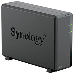 Servidor Nas Storage Synology DiskStation DS124 Realtek RTD1619B de 1.7GHz / 1GB de RAM / 1 Baia / USB 3.2 / LAN