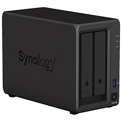 SERVIDOR NAS STORAGE SYNOLOGY DISKTATION DS723+ 2 BAIA DC2.6GHZ/M.2/2GB/1GBE/SATA3/USB3.2/LAN