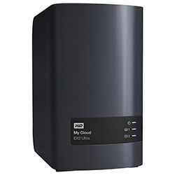 SERVIDOR NAS STORAGE WESTERN DIGITAL MY CLOUD EX2 ULTRA 2 BAIA DC1.3GHZ/1GB/SATA 3/USB3.0/LAN