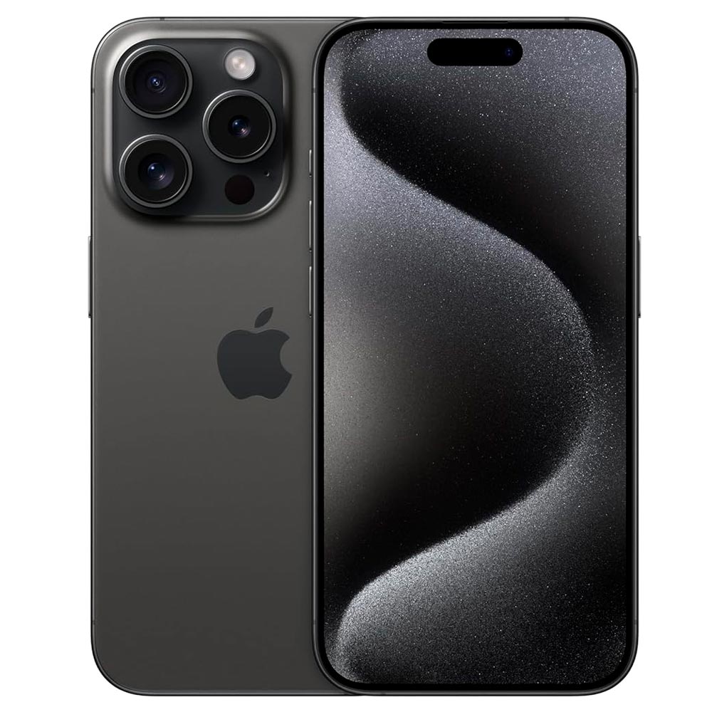 Apple iPhone 15 Pro MTUV3BE/A A3102 128GB / nanoSIM / eSIM - Black Titanium (Anatel)