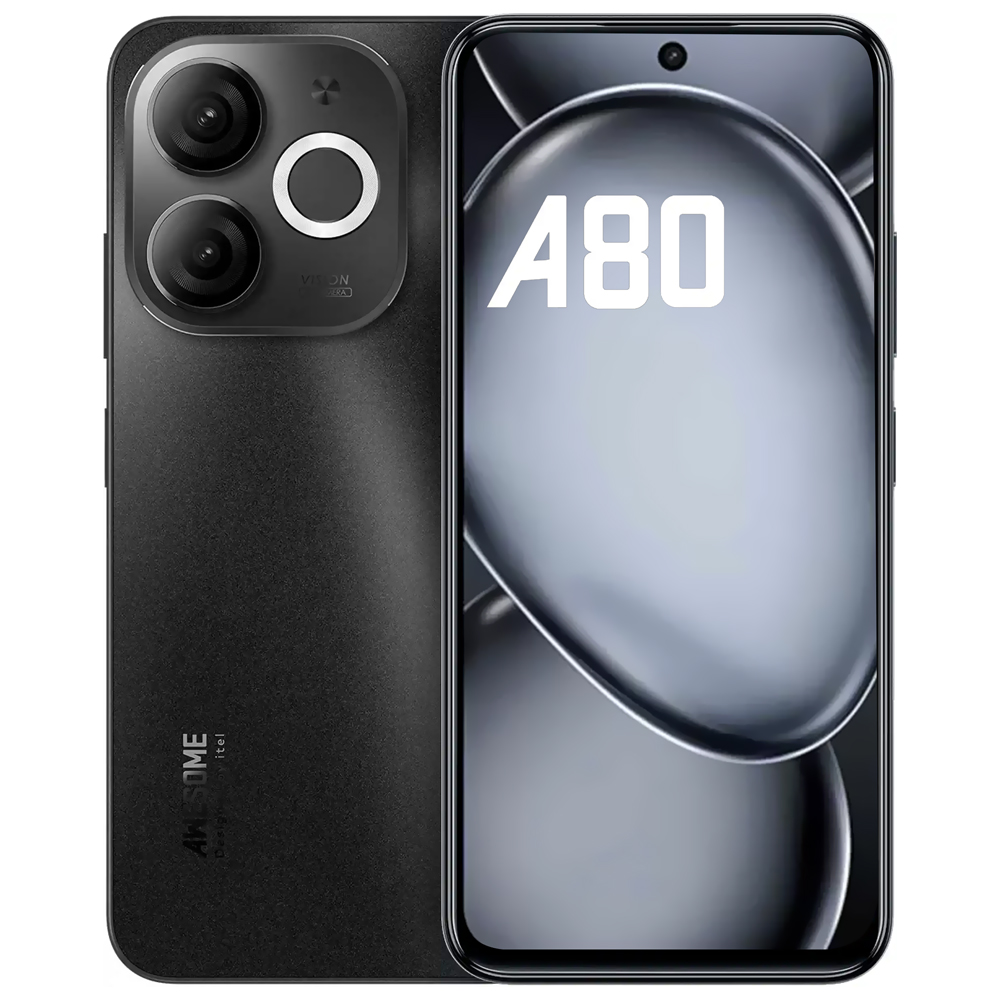 CEL ITEL AWESOME A80 A671LC 4GB/128GB SANDSTONE PRETO DUAL SIM LTE 6.7" 
