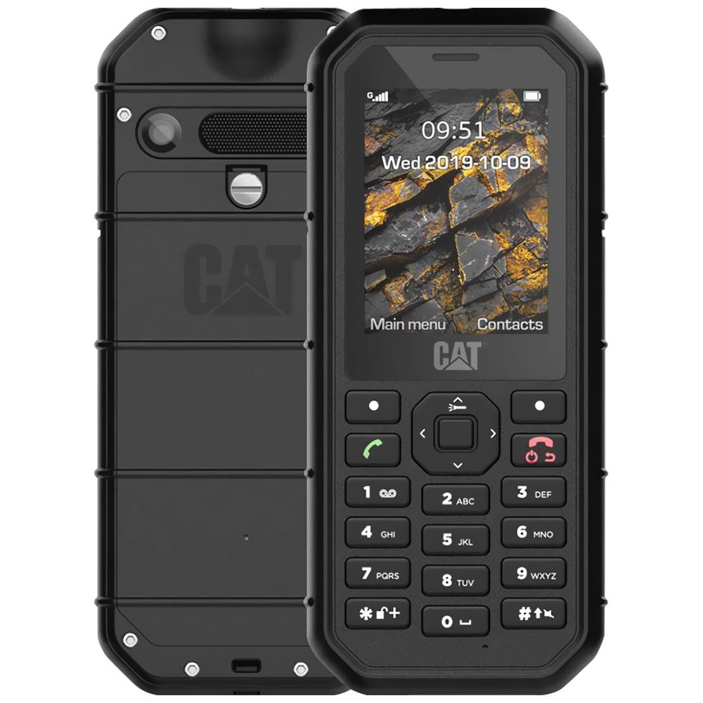 Celular Caterpillar B26 Tela 2.4" / Dual Sim - Preto 