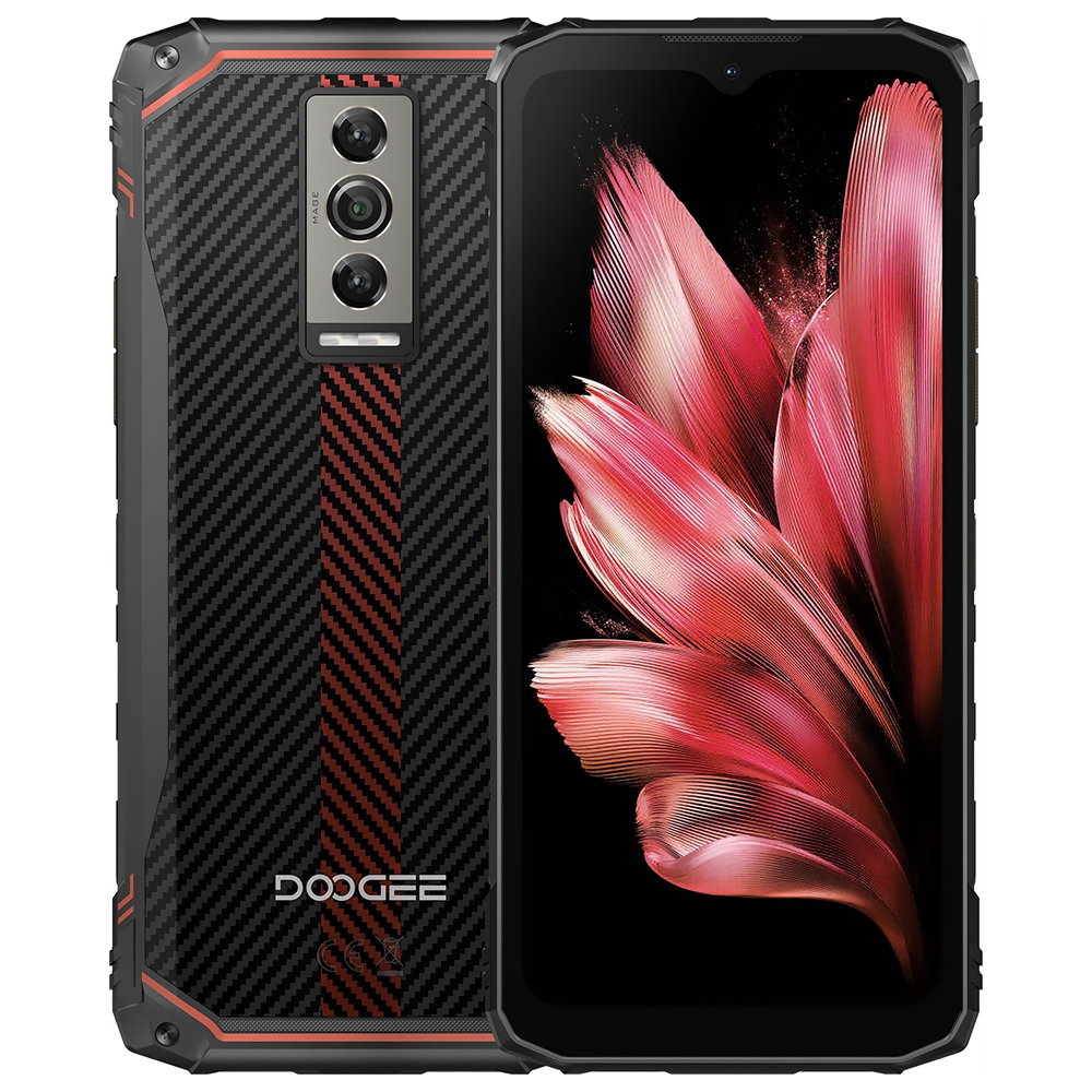 Celular Dogee Blade10 4GB de RAM / 128GB / Tela 6.56" / Dual Sim LTE - Kevlar Red (Global)