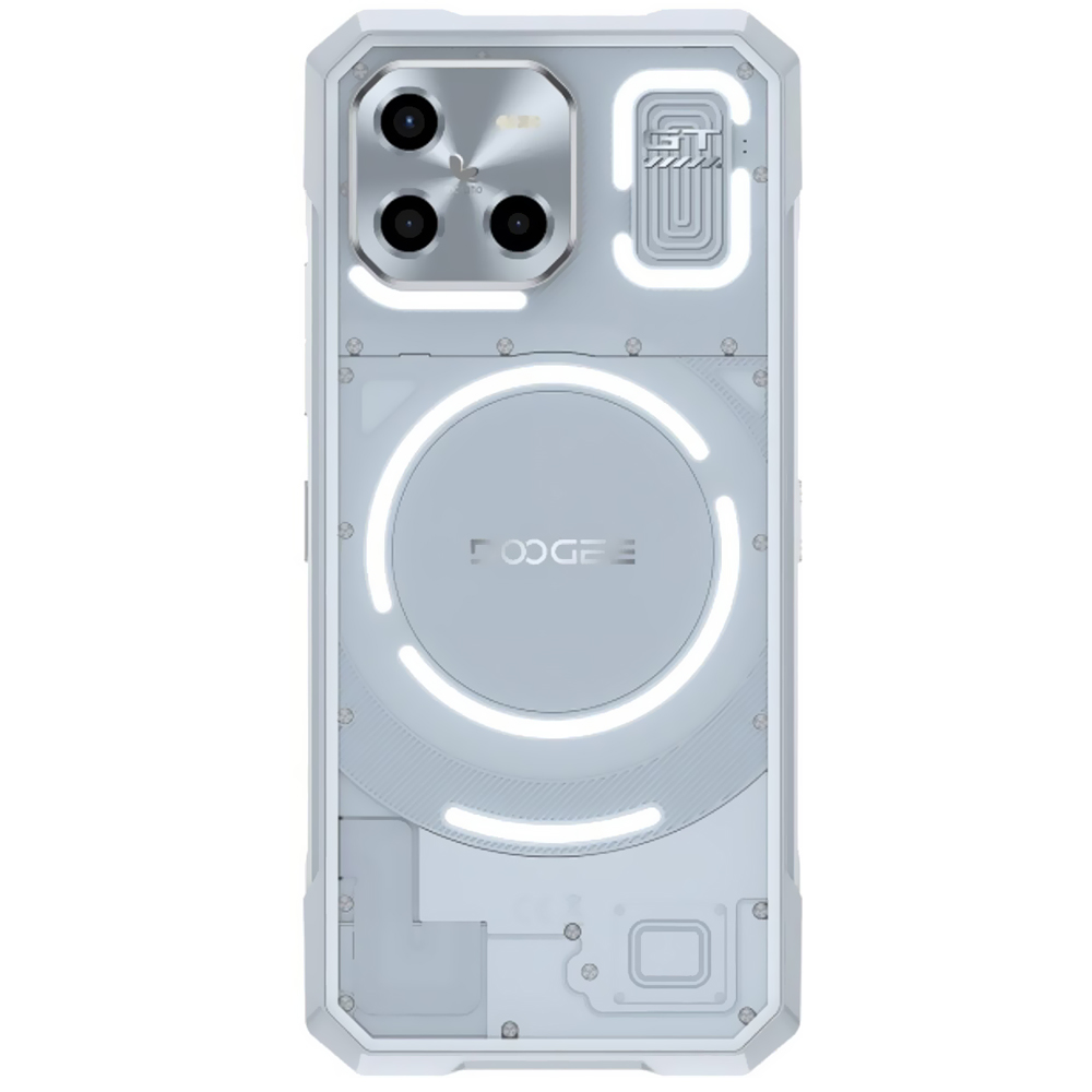 Celular Doogee Blade GT 12GB de RAM / 256GB / Tela 6.72" / Dual Sim 5G - Flowing Light Prata (Global)