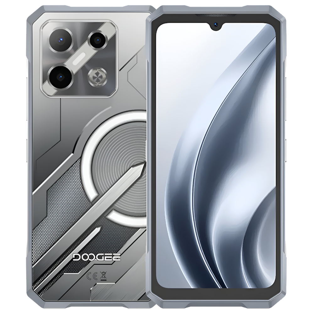 Celular Doogee Blade GT Play 8GB de RAM / 256GB / Tela 6.72" / Dual Sim 5G - Ice Crystal Prata (Global)