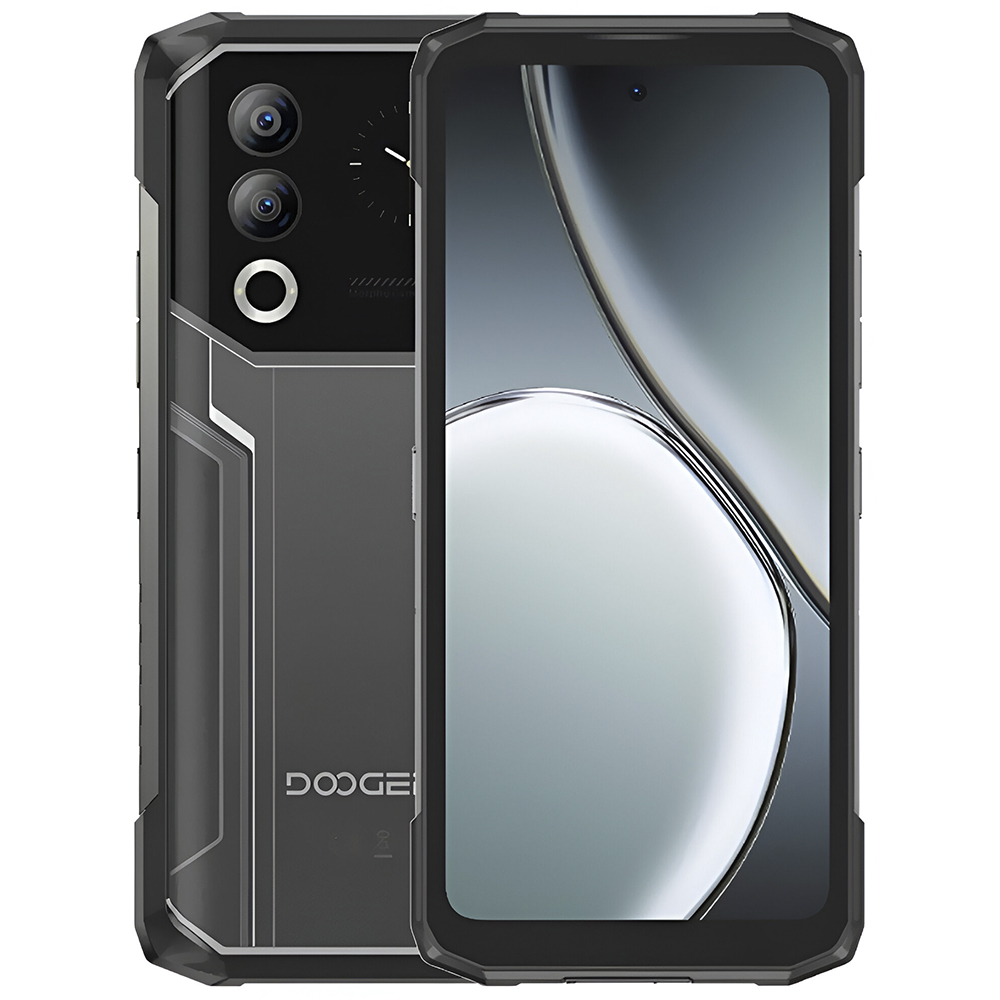 Celular Doogee Blade20 Ultra 8GB de RAM / 512GB / Tela 6.6" / Dual Sim LTE - Obsidian Prata (Global)