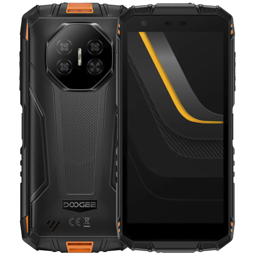 Celular Doogee Fire 3 Pro 4GB de RAM / 128GB / Tela 5.5" / Dual Sim LTE - Blaze Laranja (Global)