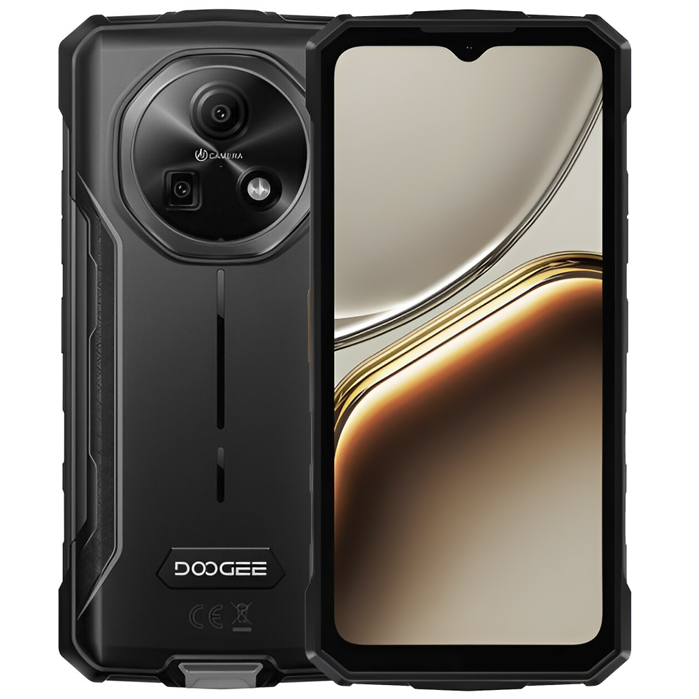 Celular Doogee Fire 7 4GB de RAM / 256GB / Tela 6.6" / Dual Sim LTE - Twilight Cinza (Global)