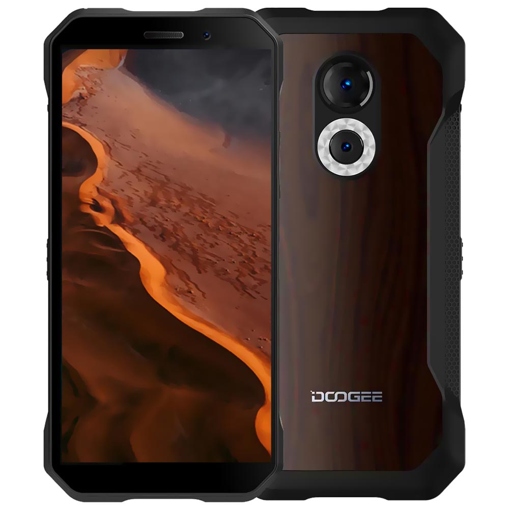 Celular Doogee S61 Pro 8GB de RAM / 128GB / Tela 6.0" / Dual Sim LTE - Wood Grain