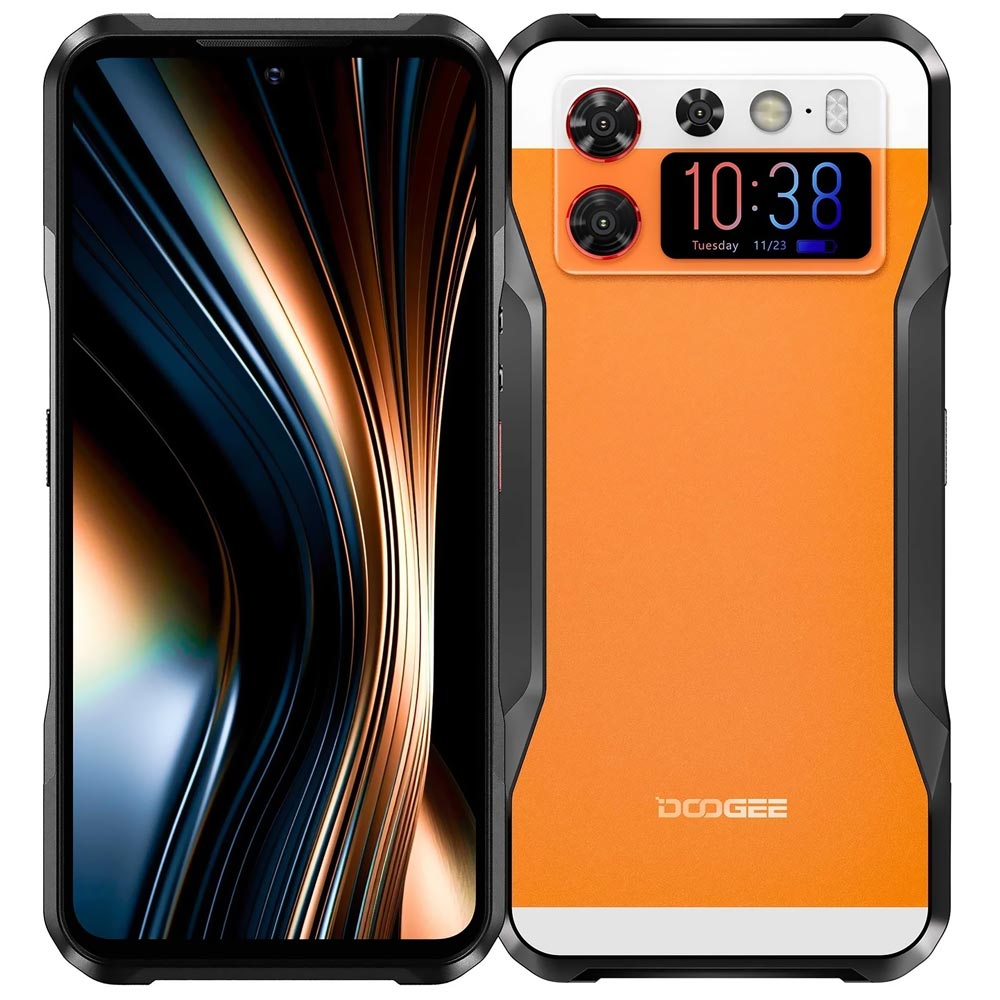 Celular Doogee V20S 12GB de RAM / 256GB / Tela 6.43" / Dual Sim 5G - Sunset Laranja