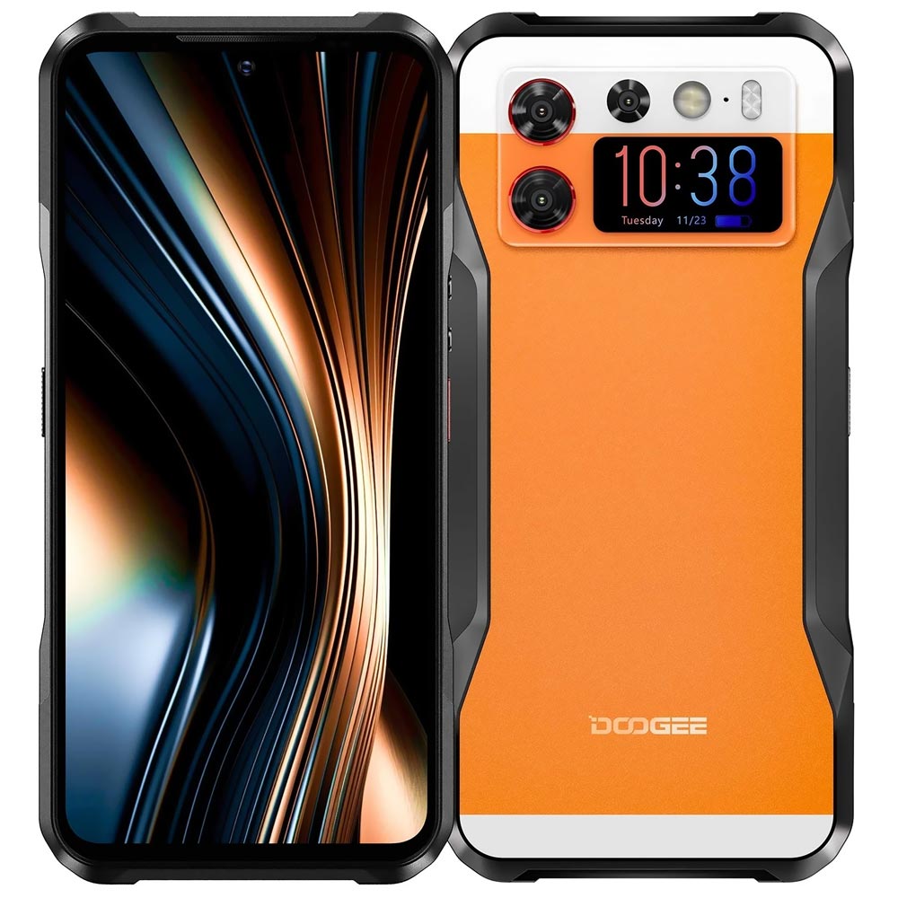 Celular Doogee V20S 12GB de RAM / 256GB / Tela 6.43" / Dual Sim 5G - Sunset Laranja