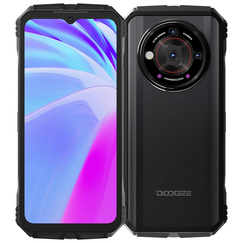 Celular Doogee V30 Pro 12GB de RAM / 512GB / Tela 6.58" / Dual Sim 5G - Shadow Preto