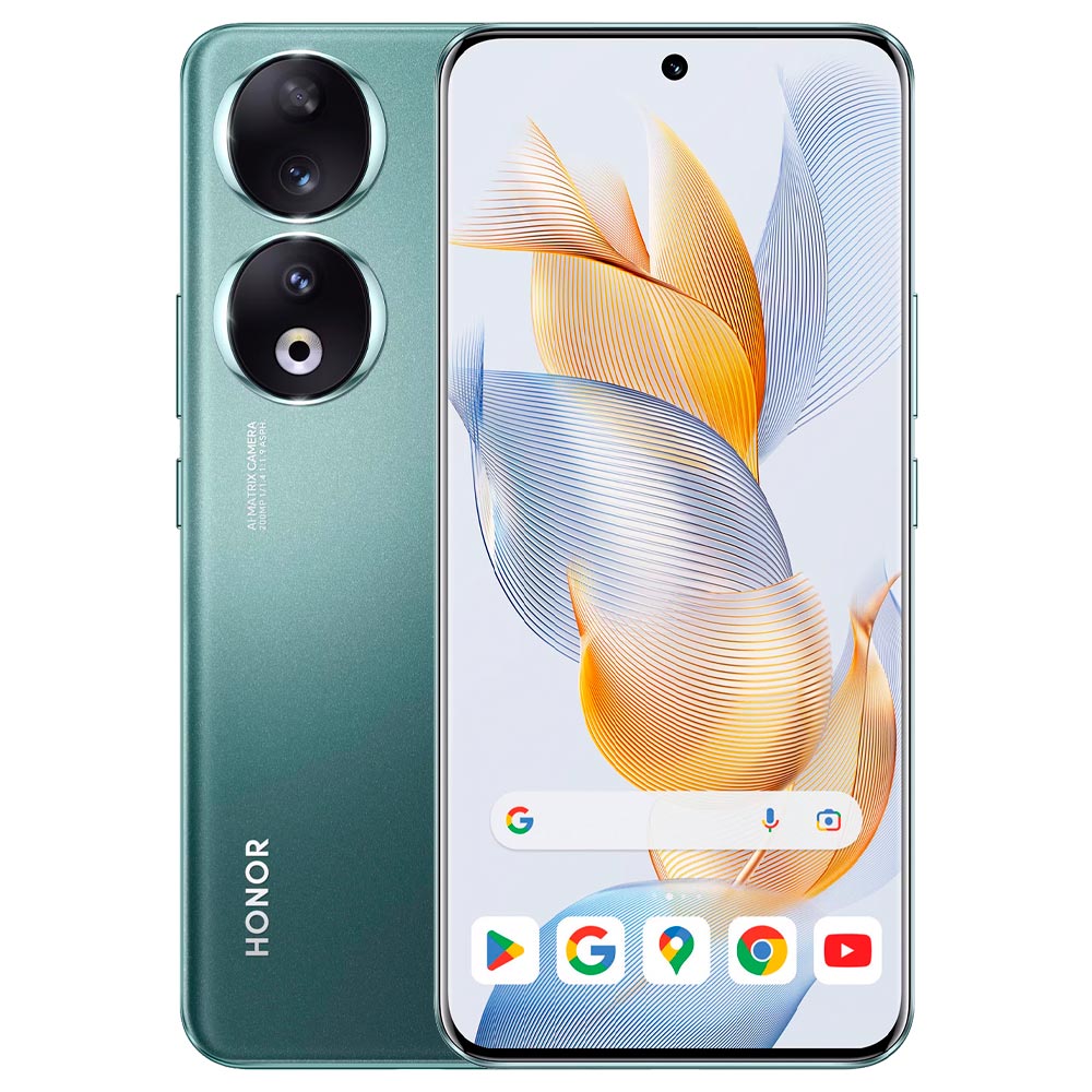 Celular Honor 90 REA-NX9 8GB de RAM / 256GB / Tela 6.7" / Dual Sim LTE - Emerald Verde