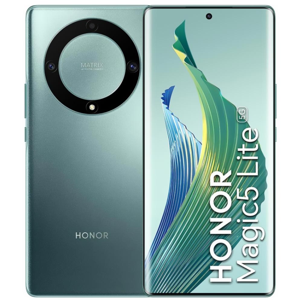 Celular Honor MAGIC5 Lite 5G RMO-NX3 8GB de RAM / 256GB / Tela 6.67" / Dual Sim - Emerald Verde