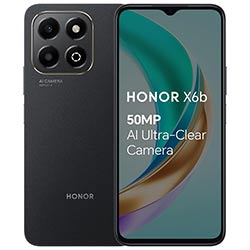 Celular Honor X6B 5G ALT-NX3 4GB de RAM / 256GB / Tela 6.56" / Dual Sim 5G - Midnight Preto