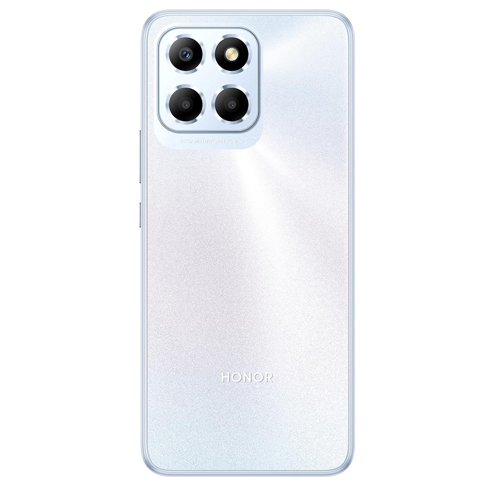 Celular Honor X6S VNE-LX3 4GB de RAM / 128GB / Tela 6.5" / Dual Sim LTE - Titanium Prata