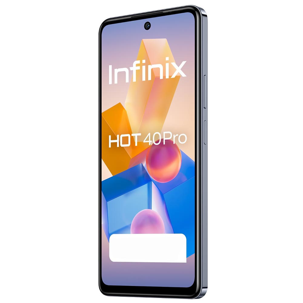 Celular Infinix Hot 40 Pro X6837 NFC 8GB de RAM / 256GB / Tela 6.78" / Dual Sim LTE - Starlit Preto