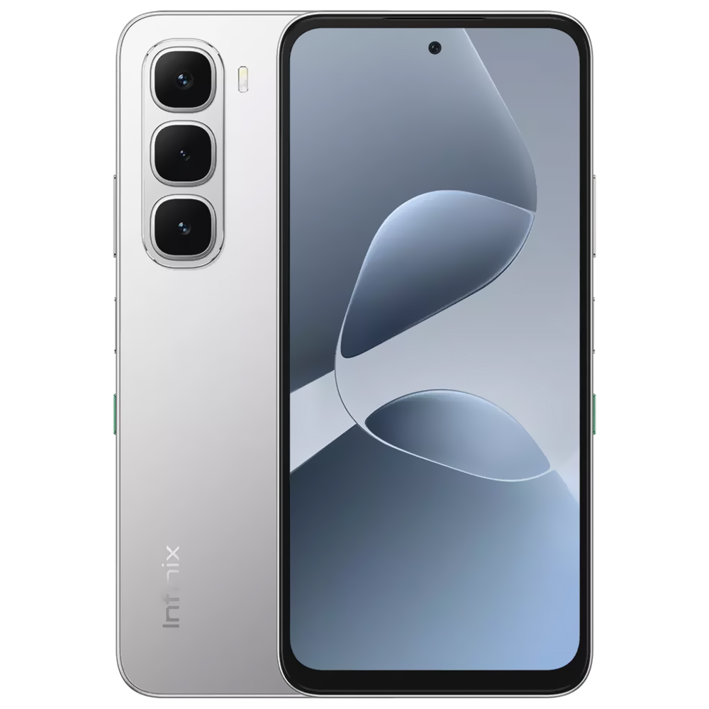Celular Infinix Hot 60I X6728 4GB de RAM / 256GB / Tela 6.7" / Dual Sim LTE - Titanium Prata