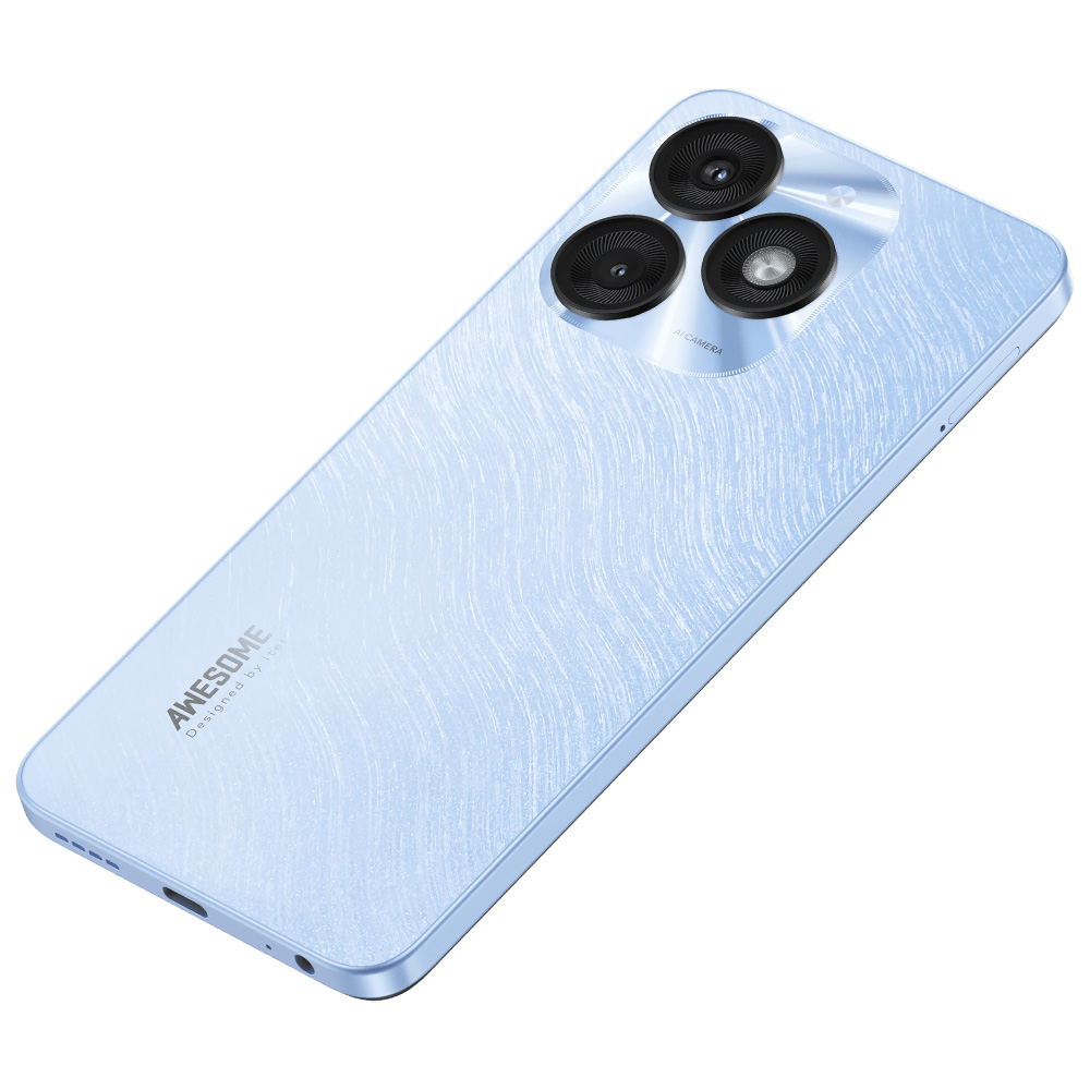 Celular Itel A50 A667LP 3GB de RAM / 64GB / Tela 6.6" / Dual Sim LTE - Cyan Azul (Anatel)